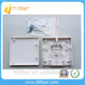 FTTH 2 port Flame Retardant Fiber faceplate mounting /86 Socket Patch Panel